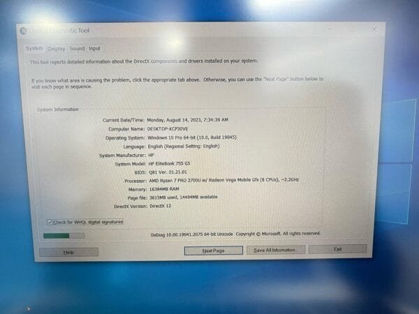 HP  Elitebook 755 G5 Ryzen 5 - Image 8